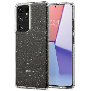 Spigen Liquid Crystal Backcover Samsung Galaxy S21 Ultra - Glitter