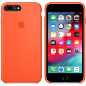 Apple Silicone Backcover iPhone 8 Plus / 7 Plus - Spicy Orange