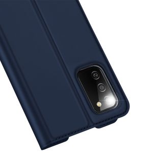 Dux Ducis Slim Softcase Bookcase Samsung Galaxy A02s - Donkerblauw