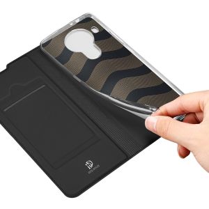 Dux Ducis Slim Softcase Bookcase Nokia 5.4 - Zwart