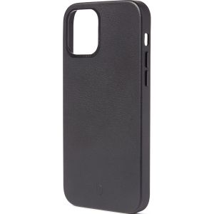 Decoded Leather Backcover MagSafe iPhone 12 Pro Max - Zwart