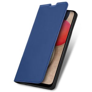 iMoshion Slim Folio Bookcase Samsung Galaxy A02s - Donkerblauw