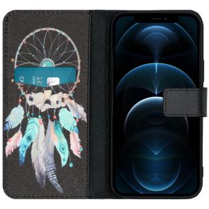 iMoshion Design Softcase Bookcase iPhone 12 (Pro) - Dreamcatcher