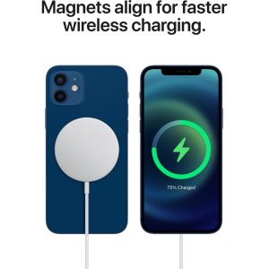 Apple Leather Sleeve MagSafe iPhone 12 Mini - Baltic Blue