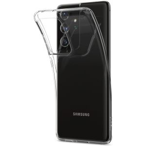 Spigen Crystal Flex Backcover Galaxy S21 Ultra - Transparant