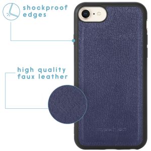 iMoshion Luxe Portemonnee iPhone SE (2022 / 2020) 8 / 7 - Donkerblauw