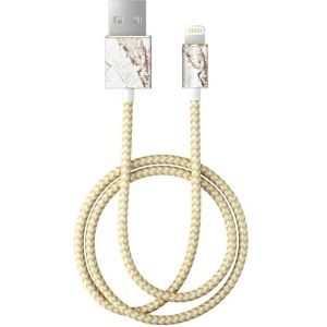 iDeal of Sweden Fashion Lightning naar USB kabel - 1 meter - Carrara Gold