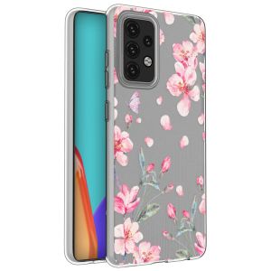iMoshion Design hoesje Galaxy A52(s) (5G/4G) - Bloem - Roze