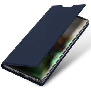 Dux Ducis Slim Softcase Bookcase Xiaomi Mi Note 10 (Pro) - Donkerblauw