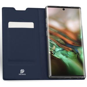 Dux Ducis Slim Softcase Bookcase Xiaomi Mi Note 10 (Pro) - Donkerblauw
