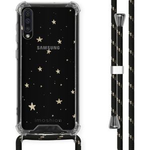 iMoshion Design hoesje met koord Samsung Galaxy A50 - Sterren - Goud