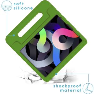 iMoshion Kidsproof Backcover met handvat iPad Air 5 (2022) / Air 4 (2020) - Groen