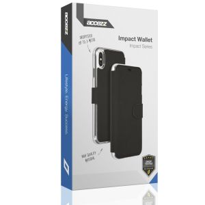 Accezz Xtreme Wallet Bookcase iPhone 12 (Pro) - Donkerblauw