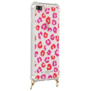 My Jewellery Design Softcase Koordhoesje iPhone 8 Plus / 7 Plus - Leopard