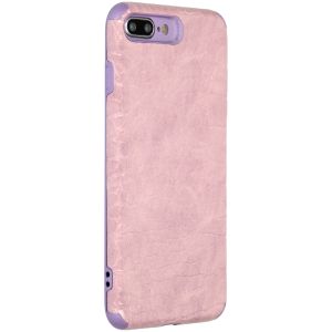 My Jewellery Croco Softcase Backcover iPhone 8 Plus / 7 Plus - Paars