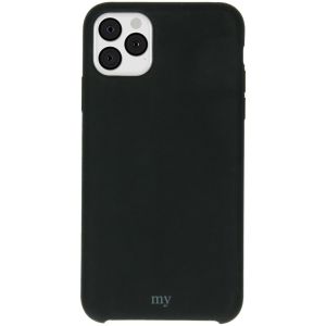 My Jewellery Silicone Backcover iPhone 11 Pro Max - Zwart