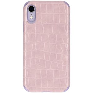 My Jewellery Croco Softcase Backcover iPhone Xr - Paars