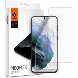 Spigen Neo Flex Solid HD Screenprotector Duo Pack Galaxy S21 Plus