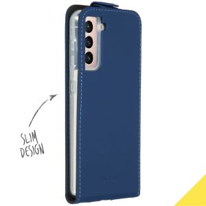 Accezz Flipcase Samsung Galaxy S21 - Donkerblauw