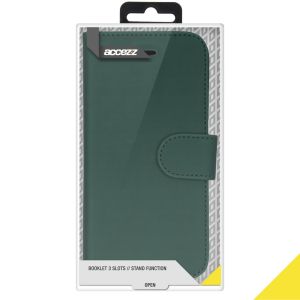 Accezz Wallet Softcase Bookcase Samsung Galaxy S21 - Groen