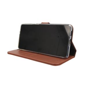 Valenta Leather Bookcase Samsung Galaxy S21 Plus - Bruin