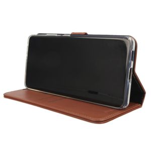 Valenta Leather Bookcase Samsung Galaxy S21 Ultra - Bruin