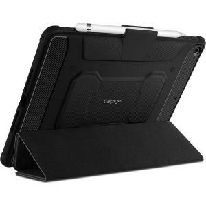 Spigen Rugged Armor Pro Bookcase iPad 9 (2021) 10.2 inch / iPad 8 (2020) 10.2 inch / iPad 7 (2019) 10.2 inch - Zwart