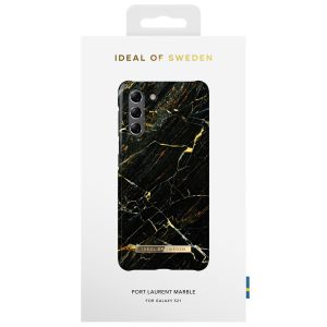 iDeal of Sweden Fashion Backcover Samsung Galaxy S21 - Port Laurent Marble