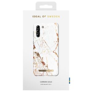 iDeal of Sweden Fashion Backcover Samsung Galaxy S21 Plus - Carrara Gold