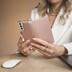 Accezz Xtreme Wallet Bookcase Samsung Galaxy A21s - Rosé Goud