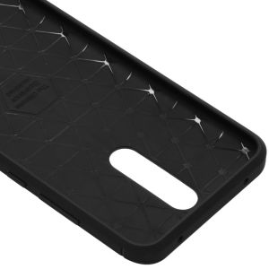Brushed Backcover Xiaomi Redmi 8 - Zwart