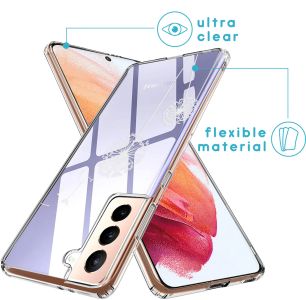 iMoshion Design hoesje Samsung Galaxy S21 - Paardenbloem - Wit
