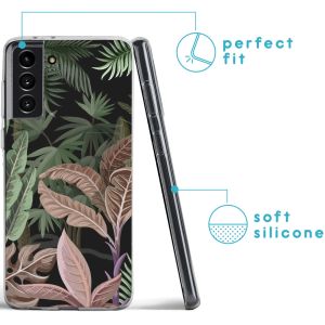 iMoshion Design hoesje Samsung Galaxy S21 - Dark Jungle
