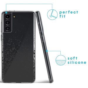 iMoshion Design hoesje Samsung Galaxy S21 - Spetters - Zwart