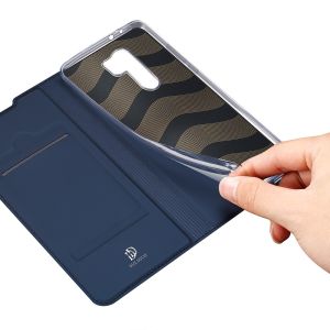 Dux Ducis Slim Softcase Bookcase Xiaomi Redmi 9 - Donkerblauw