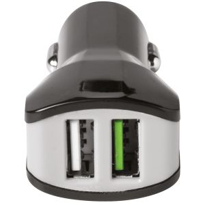 Celly Dual USB Car Charger - 3,4A - Zwart