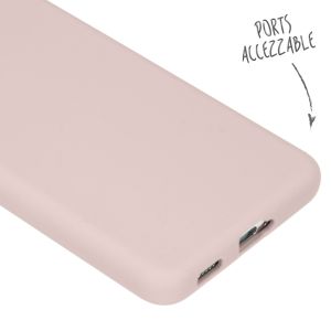 Accezz Liquid Silicone Backcover Galaxy S21 Plus - Roze
