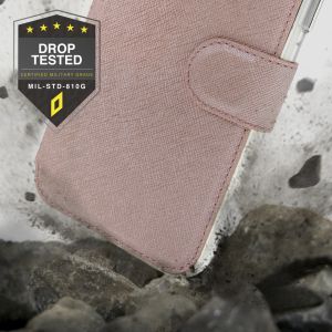 Accezz Xtreme Wallet Bookcase iPhone 12 Mini - Rosé Goud