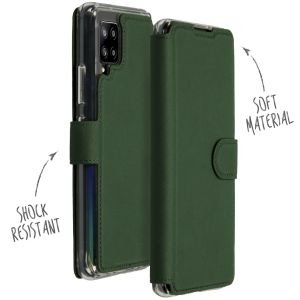 Accezz Xtreme Wallet Bookcase Samsung Galaxy A42 - Donkergroen