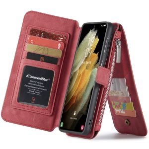 CaseMe Luxe 2 in 1 Portemonnee Bookcase Samsung Galaxy S21