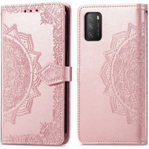 iMoshion Mandala Bookcase Xiaomi Poco M3 - Rosé Goud
