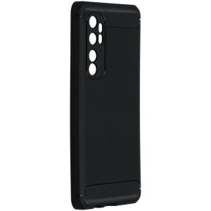Brushed Backcover Xiaomi Mi Note 10 Lite - Zwart