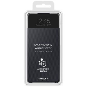 Samsung Originele S View Cover Samsung Galaxy A52(s) (5G/4G) - Zwart