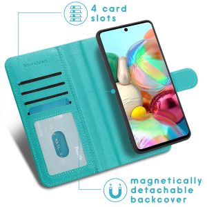 iMoshion Luxe Portemonnee Samsung Galaxy A72 - Turquoise