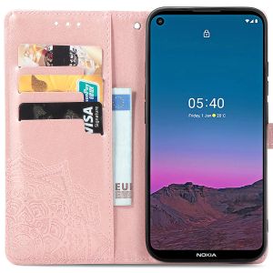 iMoshion Mandala Bookcase Nokia 5.4 - Rosé Goud
