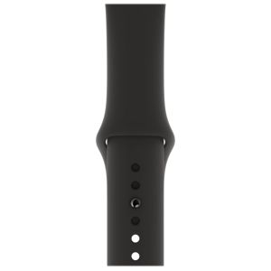 Apple Sport Band Apple Watch Series 1-9 / SE / Ultra (2) - 42/44/45/49 mm - Black