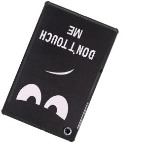 iMoshion Design Trifold Bookcase Lenovo Tab M10 Plus / M10 FHD Plus - Don't touch