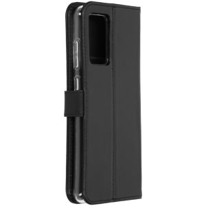 Valenta Leather Bookcase Samsung Galaxy A72 - Zwart