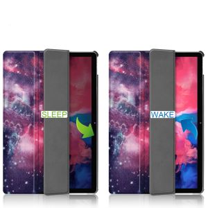 iMoshion Design Trifold Bookcase Lenovo Tab P11 / P11 Plus - Space