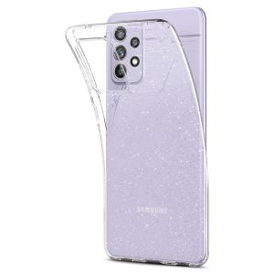 Spigen Liquid Crystal Backcover Samsung Galaxy A72 - Crystal Quartz